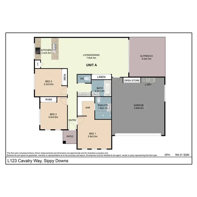 Floorplan of Homely house listing, Lot 123 A Cavalry Way, Sippy Downs QLD 4556