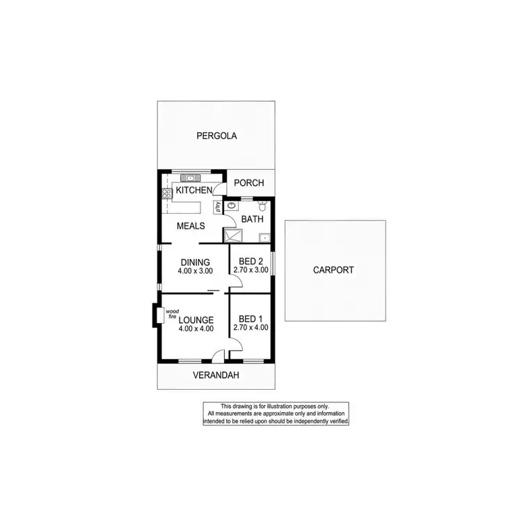 Floorplan of Homely house listing, 50 Bertha Street, Mount Gambier SA 5290