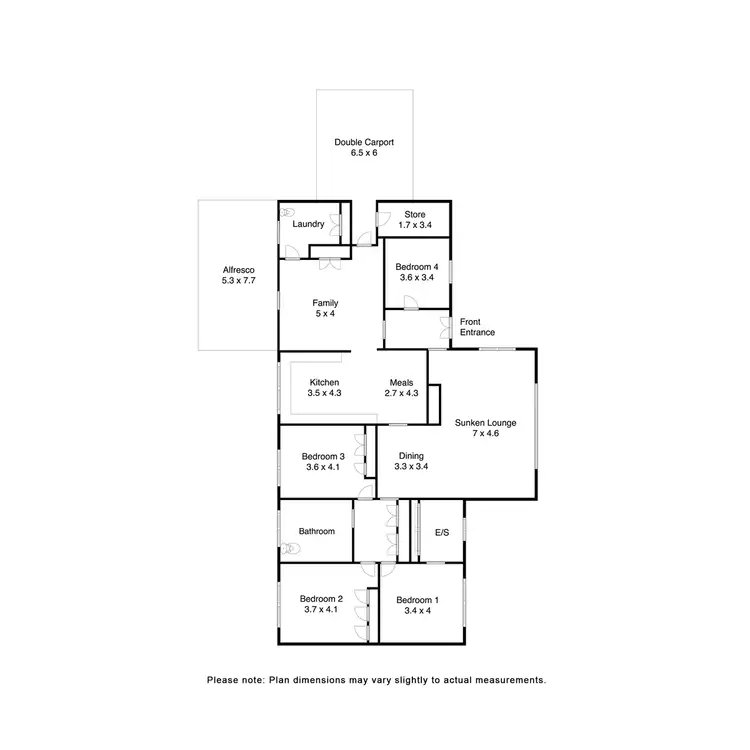 Floorplan of Homely house listing, 78-80 Grandview Grove, Wendouree VIC 3355