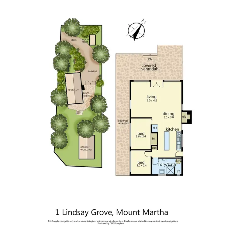 Floorplan of Homely house listing, 1 Lindsay Grove, Mount Martha VIC 3934
