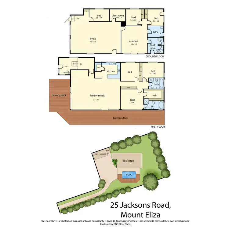 Floorplan of Homely house listing, 25 Jacksons Road, Mount Eliza VIC 3930