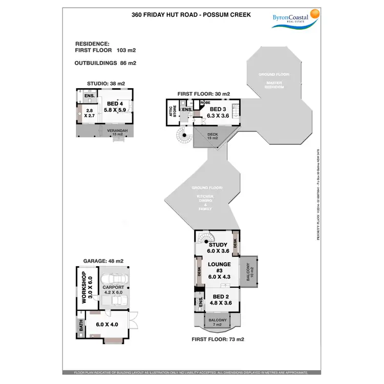 Floorplan of Homely rural property listing, 360 Friday Hut Road, Possum Creek NSW 2479