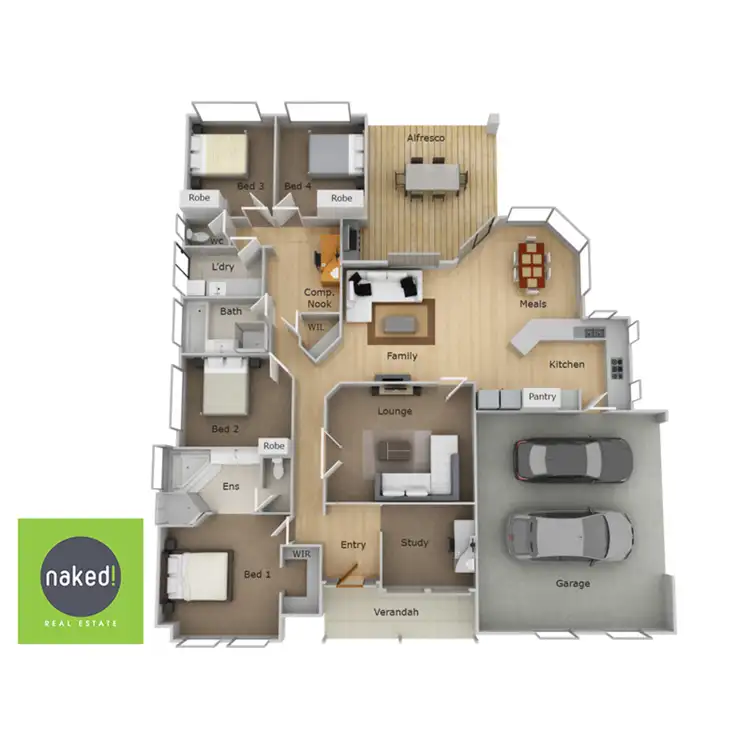 Floorplan of Homely house listing, 25 Frances Gregory Drive, Bedfordale WA 6112