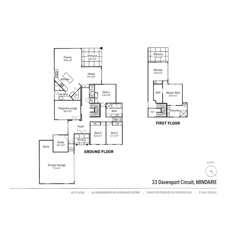 Floorplan of Homely house listing, 33 Davenport Circuit, Mindarie WA 6030