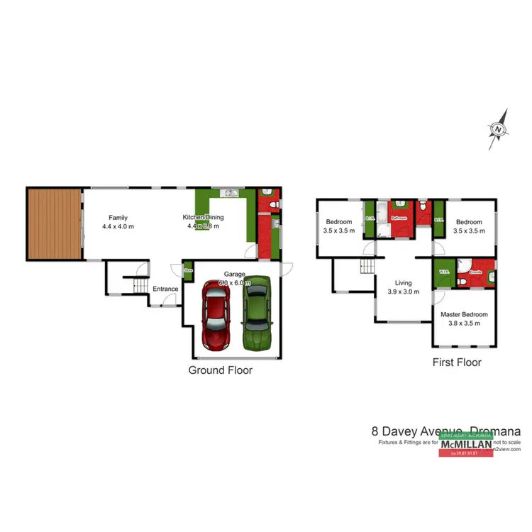 Floorplan of Homely townhouse listing, 8 Davey Avenue, Dromana VIC 3936
