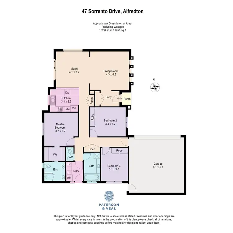 Floorplan of Homely house listing, 47 Sorrento Drive, Alfredton VIC 3350