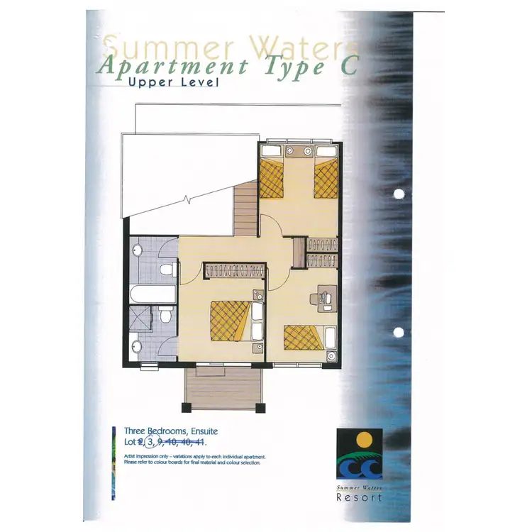 Floorplan of Homely townhouse listing, 3/43 Myola Court, Coombabah QLD 4216