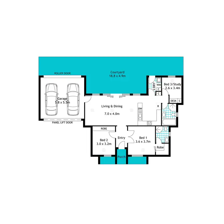 Floorplan of Homely house listing, 11B Inverell Avenue, North Plympton SA 5037