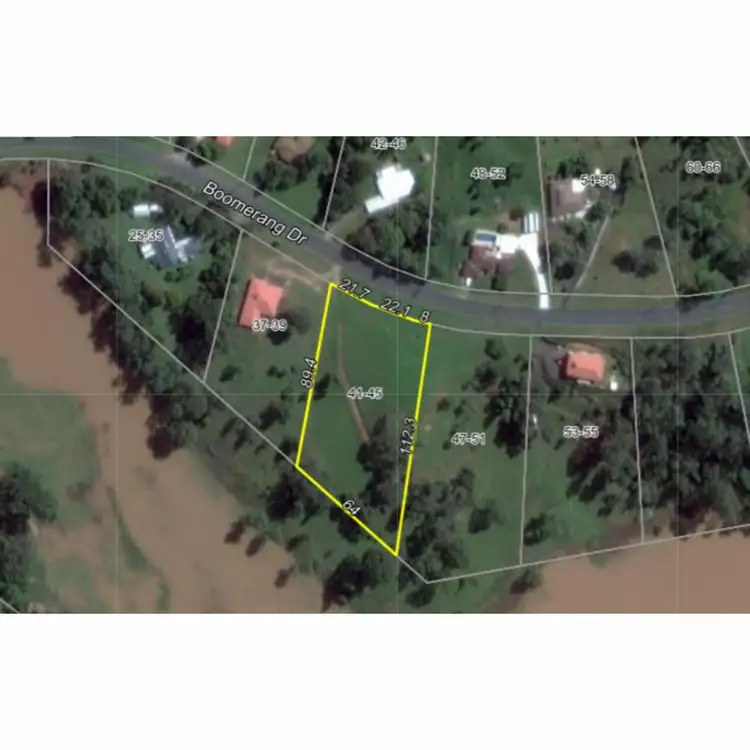 Floorplan of Homely land listing, 41-45 Boomerang Drive, Kooralbyn QLD 4285