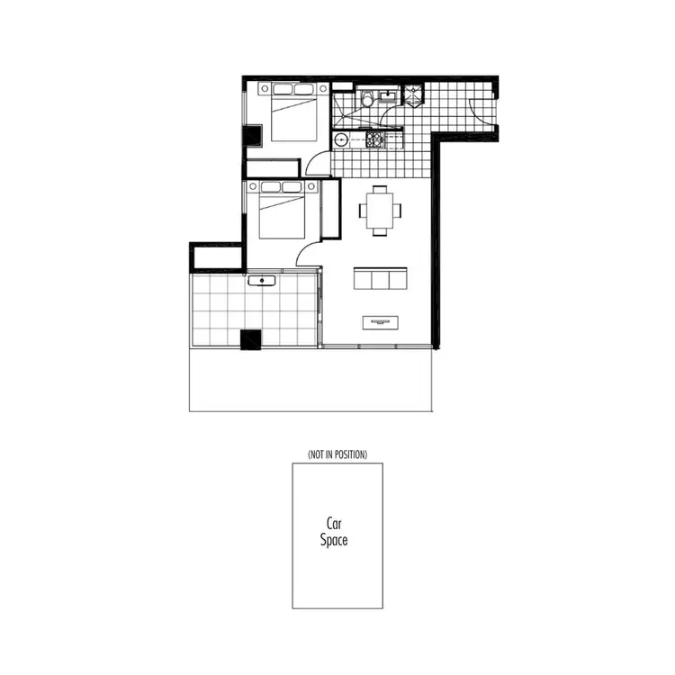 Floorplan of Homely apartment listing, 315/77 River Street, South Yarra VIC 3141