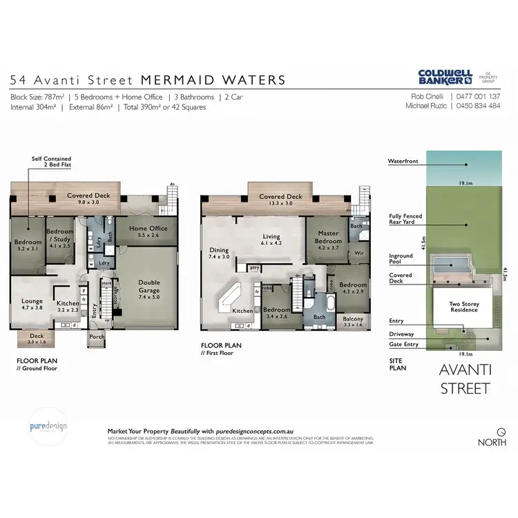 Floorplan of Homely house listing, 54 Avanti Street, Mermaid Waters QLD 4218