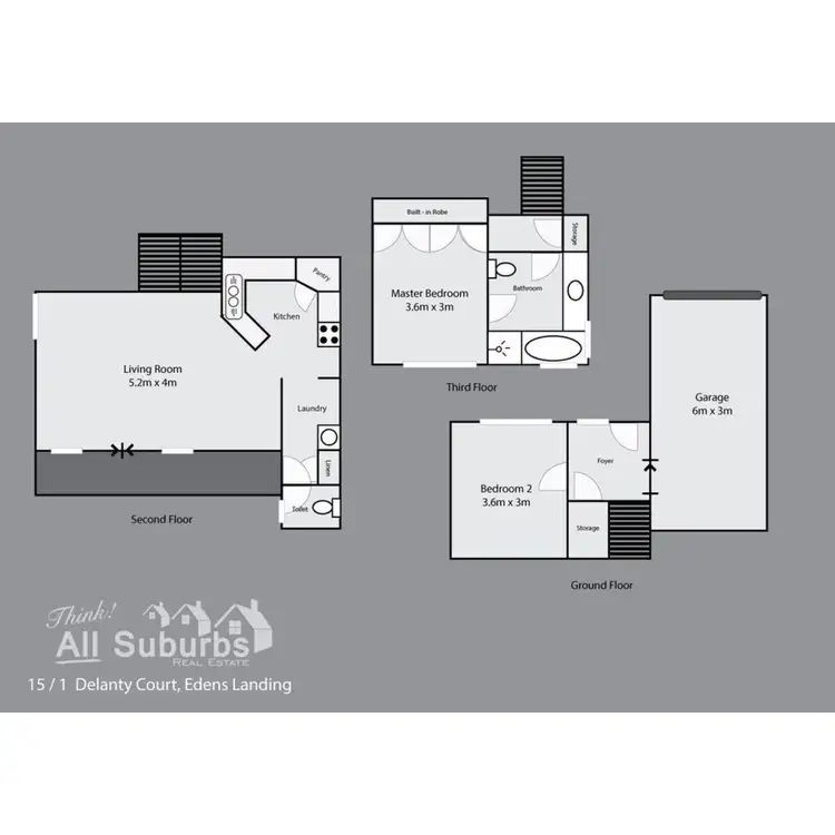 Floorplan of Homely townhouse listing, 12/1 delanty Court, Edens Landing QLD 4207