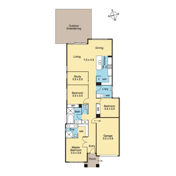 Floorplan of Homely house listing, 25 Oceanic Drive, Safety Beach VIC 3936