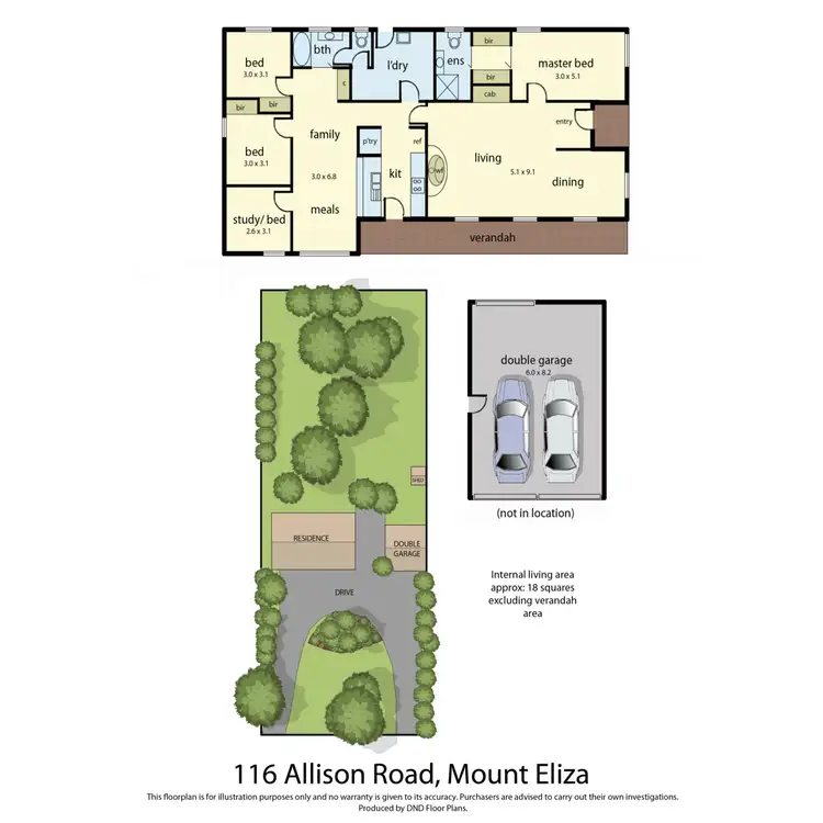 Floorplan of Homely house listing, 116 Allison Road, Mount Eliza VIC 3930