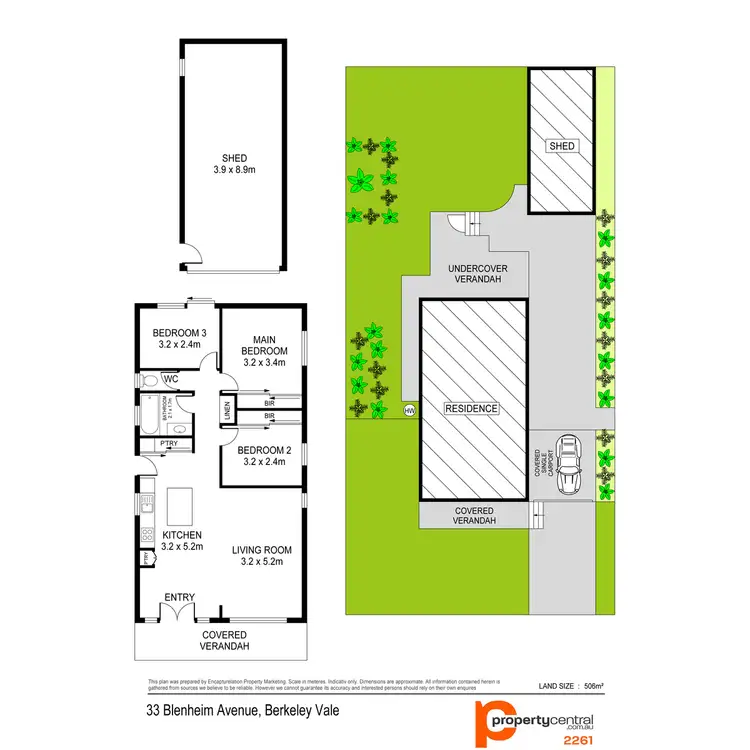 Floorplan of Homely house listing, 33 Blenheim Avenue, Berkeley Vale NSW 2261