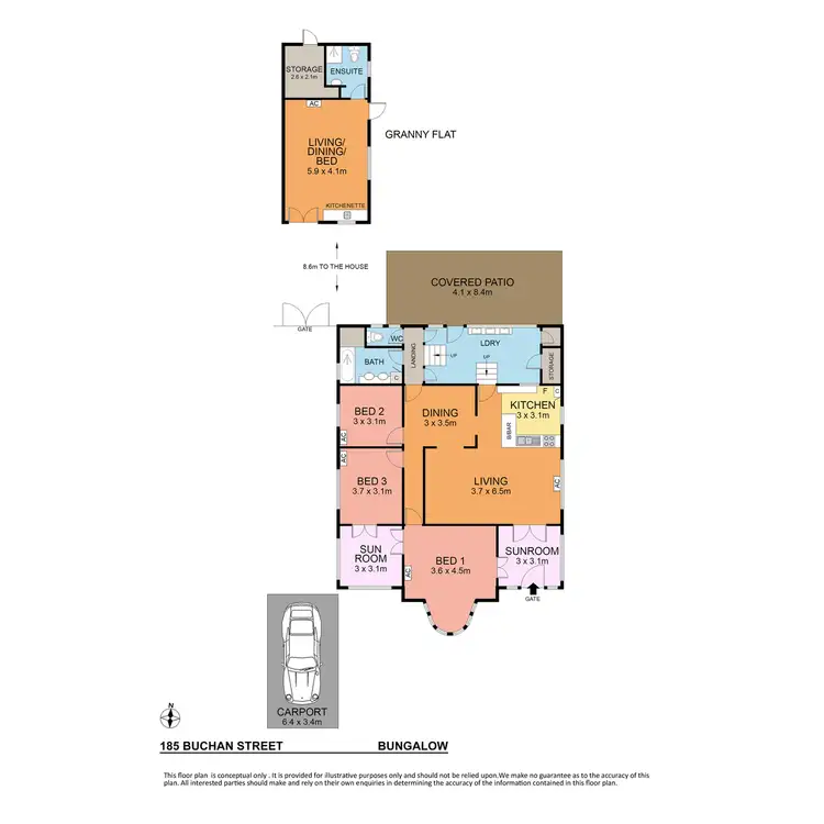 Floorplan of Homely house listing, 185 Buchan Street, Bungalow QLD 4870