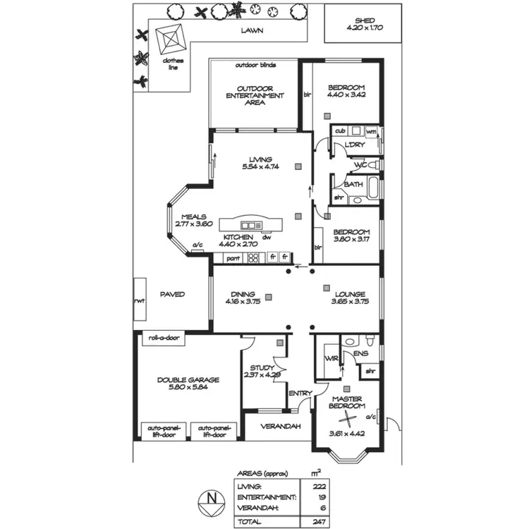 Floorplan of Homely house listing, 25 Stonewell Common, Northgate SA 5085