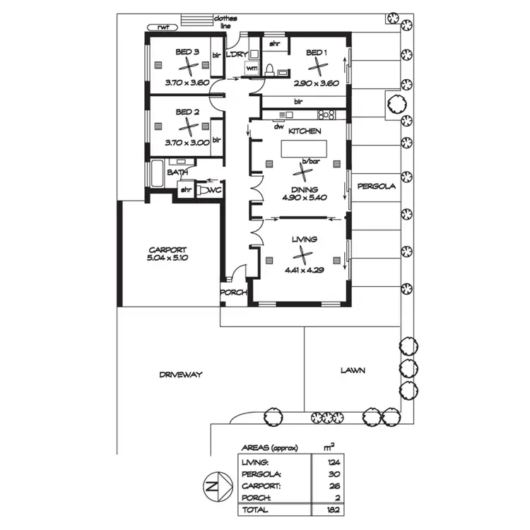 Floorplan of Homely house listing, 9 Addison Road, Pennington SA 5013