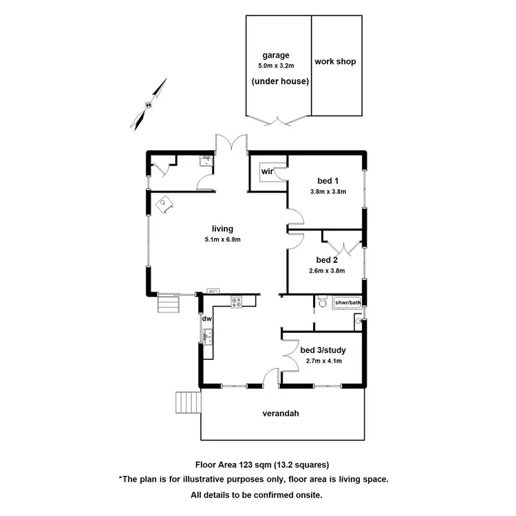 Floorplan of Homely house listing, 46 Neville Street, Cockatoo VIC 3781