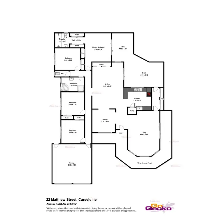 Floorplan of Homely house listing, 22 Matthew Street, Carseldine QLD 4034