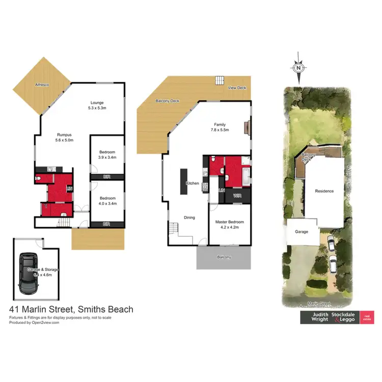 Floorplan of Homely house listing, 41 Marlin Street, Smiths Beach VIC 3922