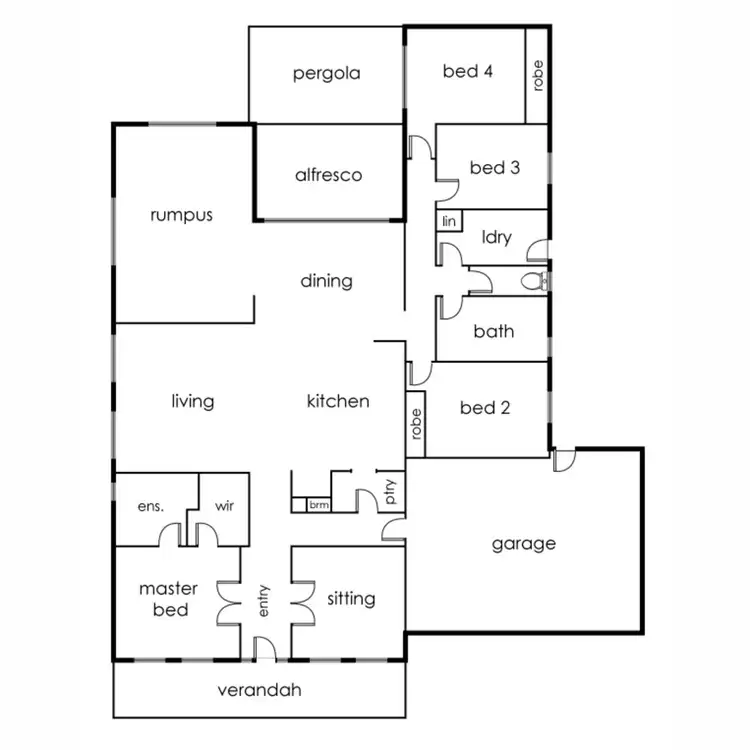 Floorplan of Homely house listing, 306 Spencer Street, Canadian VIC 3350