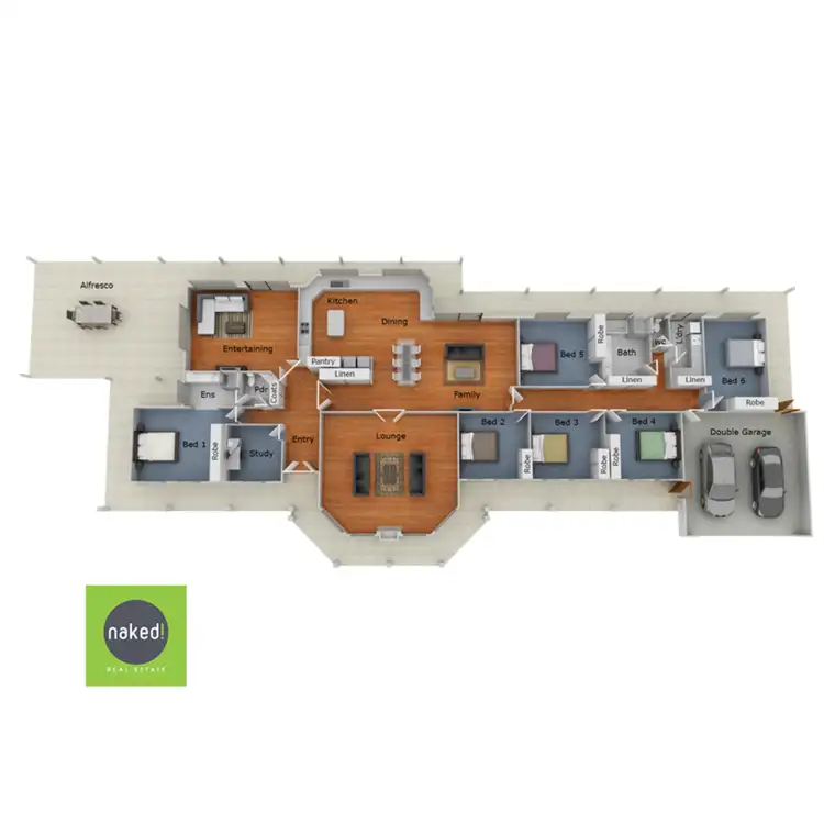 Floorplan of Homely house listing, 51 Narbethong Road, Bedfordale WA 6112