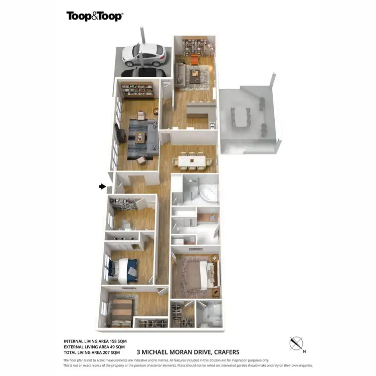 Floorplan of Homely house listing, 3 Michael Moran Drive, Crafers SA 5152