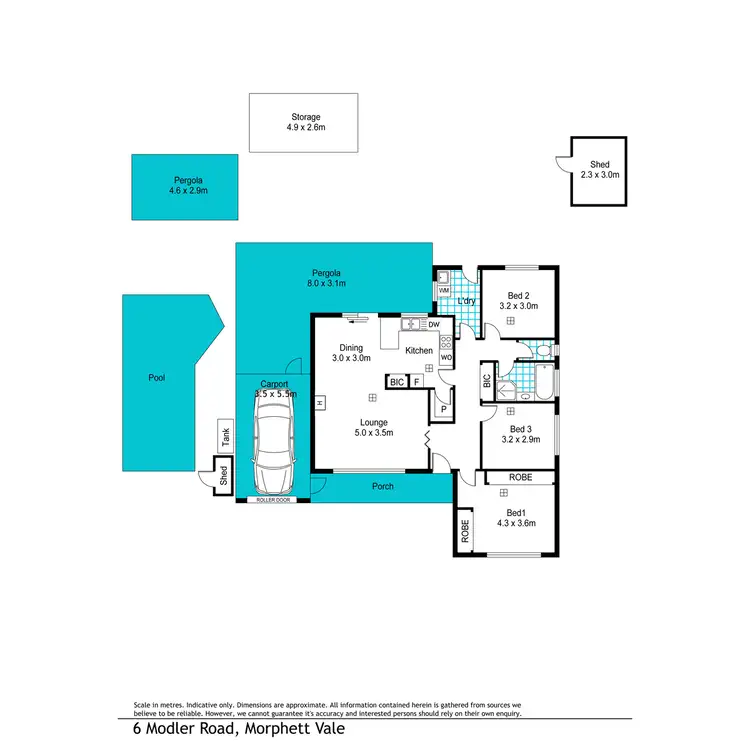 Floorplan of Homely house listing, 6 Modler Road, Morphett Vale SA 5162