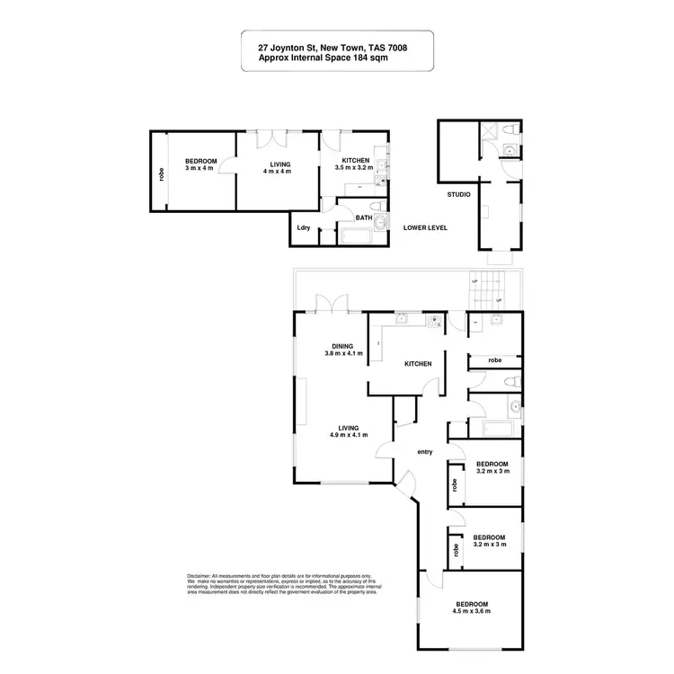 Floorplan of Homely house listing, 27 Joynton Street, New Town TAS 7008