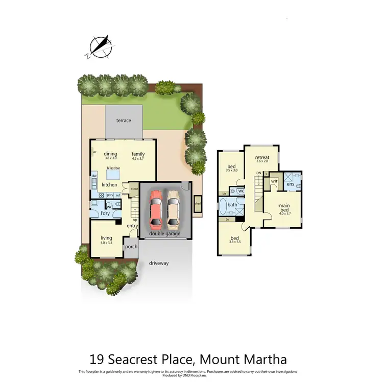 Floorplan of Homely townhouse listing, 19 Seacrest Place, Mount Martha VIC 3934