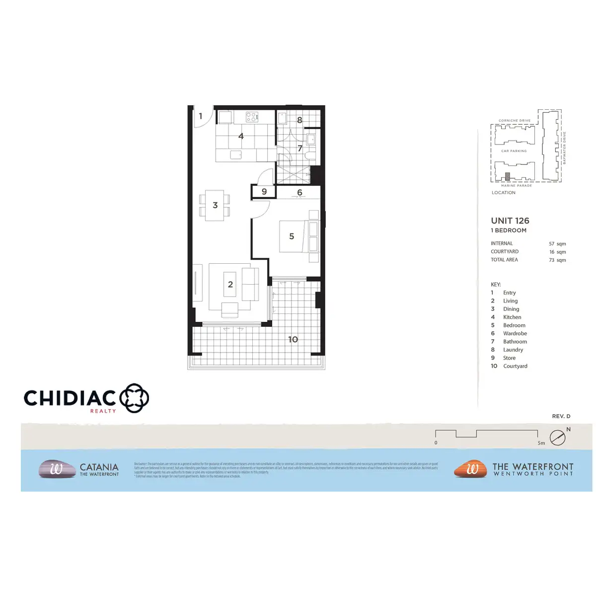 Floorplan of Homely apartment listing, 126/17 Marine Parade, Wentworth Point NSW 2127