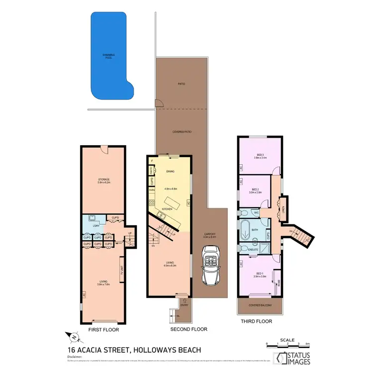 Floorplan of Homely house listing, 16 Acacia Street, Holloways Beach QLD 4878