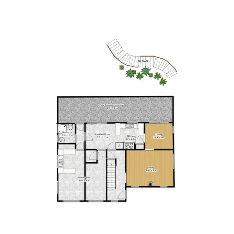 Floorplan of Homely house listing, 25 Bartlett Avenue, Nerang QLD 4211
