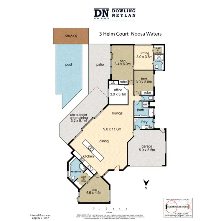Floorplan of Homely house listing, 3 Helm Court, Noosa Waters QLD 4566