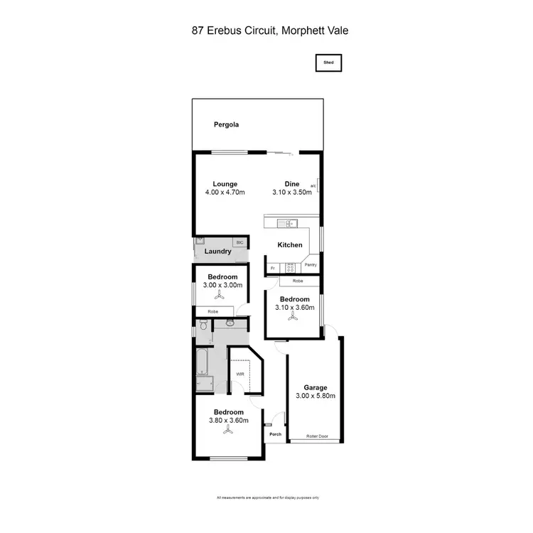 Floorplan of Homely house listing, 87 Erebus Circuit, Morphett Vale SA 5162