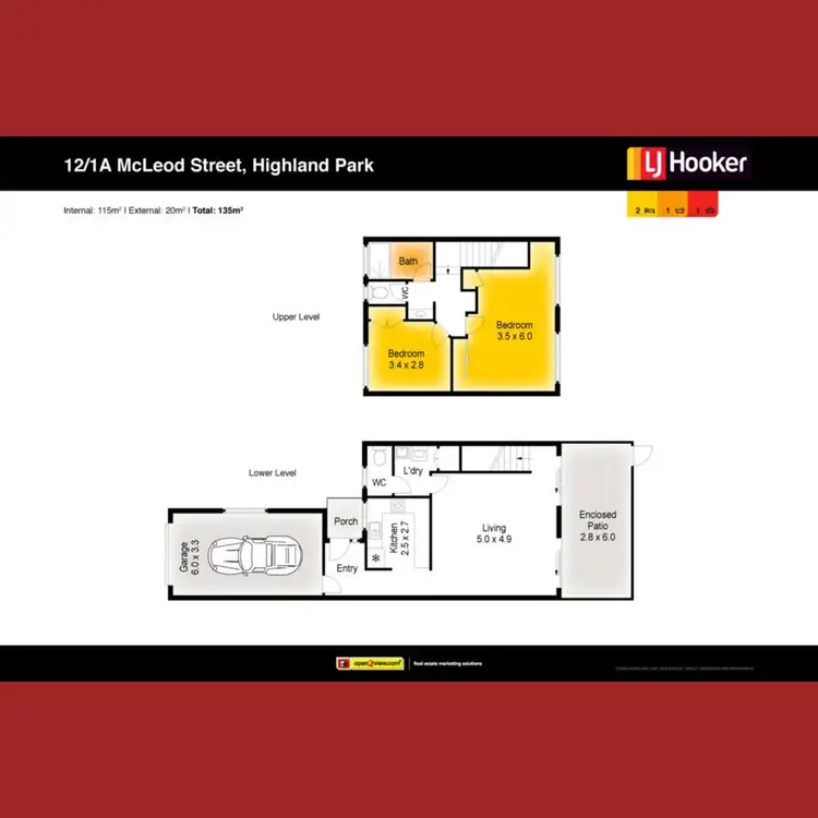 Floorplan of Homely unit listing, 12/1a McLeod Street, Highland Park QLD 4211