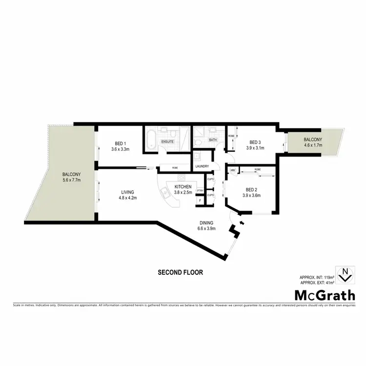 Floorplan of Homely unit listing, 202/78 Moore Street, Trinity Beach QLD 4879