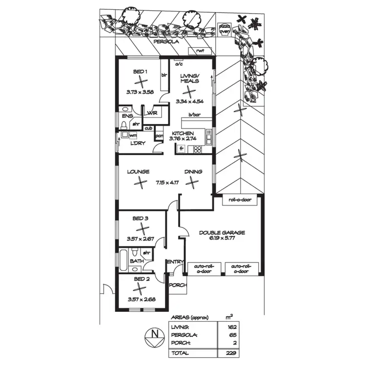 Floorplan of Homely house listing, 59A Barracks Road, Hope Valley SA 5090