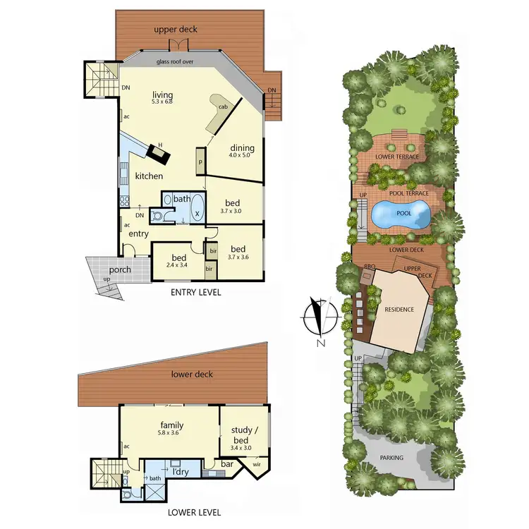 Floorplan of Homely house listing, 44 Grandview Terrace, Mount Martha VIC 3934