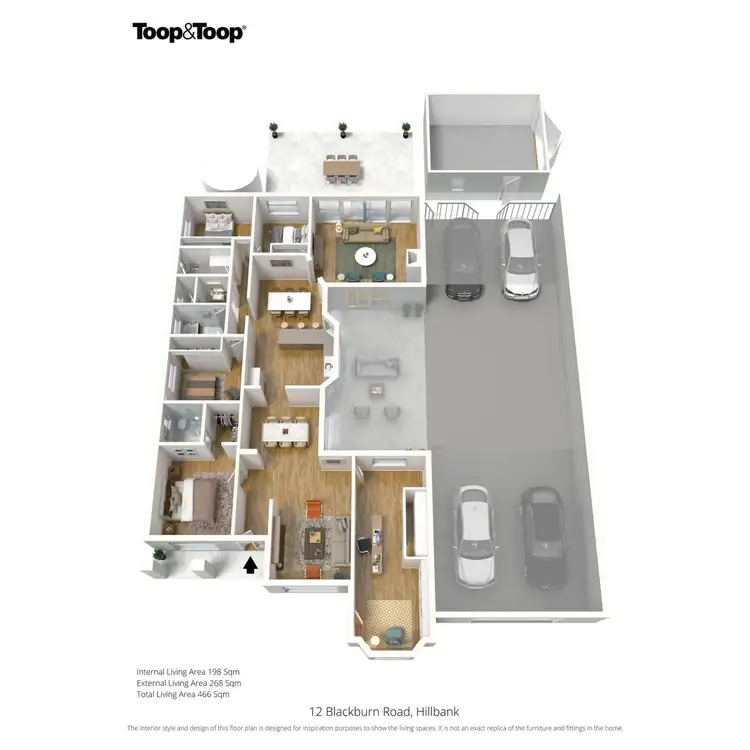 Floorplan of Homely house listing, 12 Blackburn Road, Hillbank SA 5112