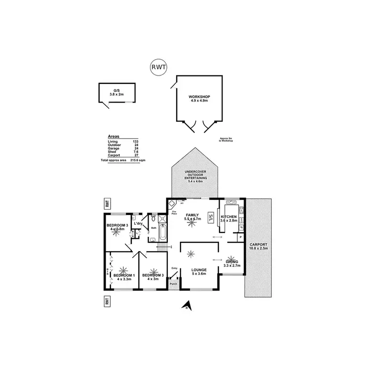 Floorplan of Homely house listing, 7 Berkeley Road, O'halloran Hill SA 5158