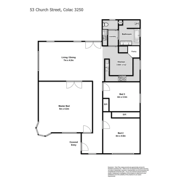 Floorplan of Homely house listing, 53 Church Street, Colac VIC 3250