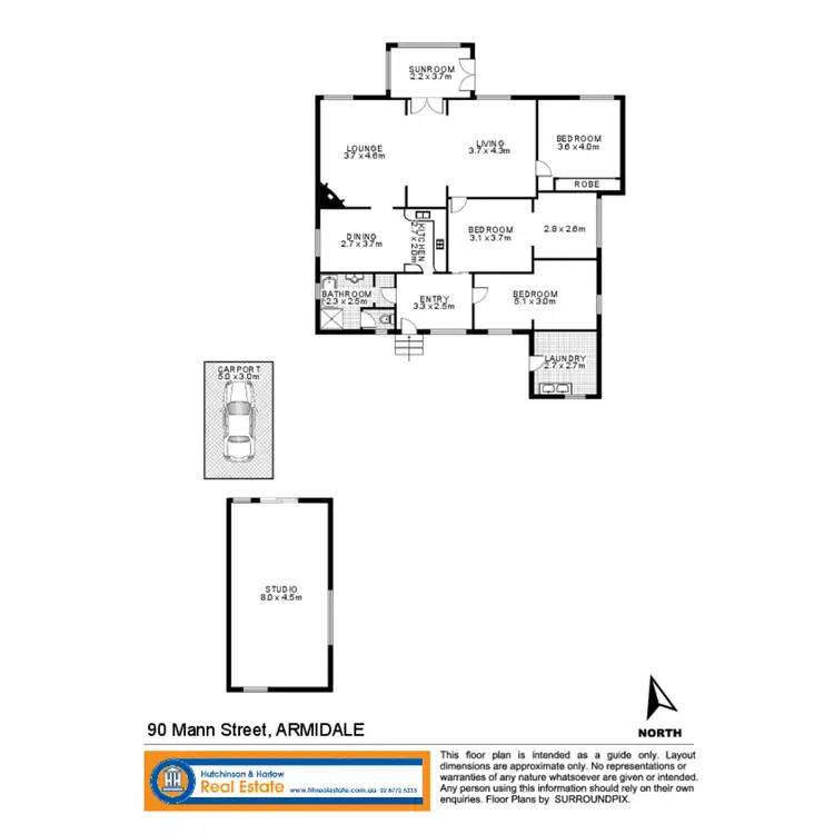 Floorplan of Homely house listing, 90 Mann Street, Armidale NSW 2350