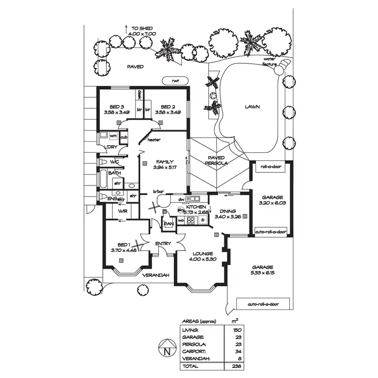 Floorplan of Homely house listing, 6 Torrens View Court, Highbury SA 5089