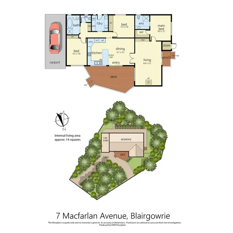 Floorplan of Homely house listing, 7 Macfarlan Avenue, Blairgowrie VIC 3942
