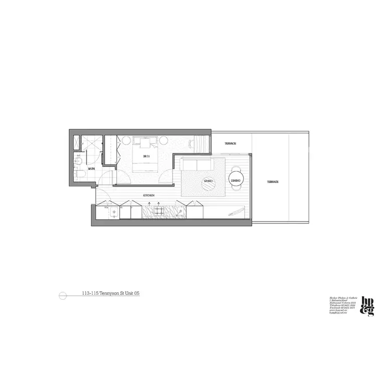 Floorplan of Homely apartment listing, 5/113 Tennyson Street, Elwood VIC 3184
