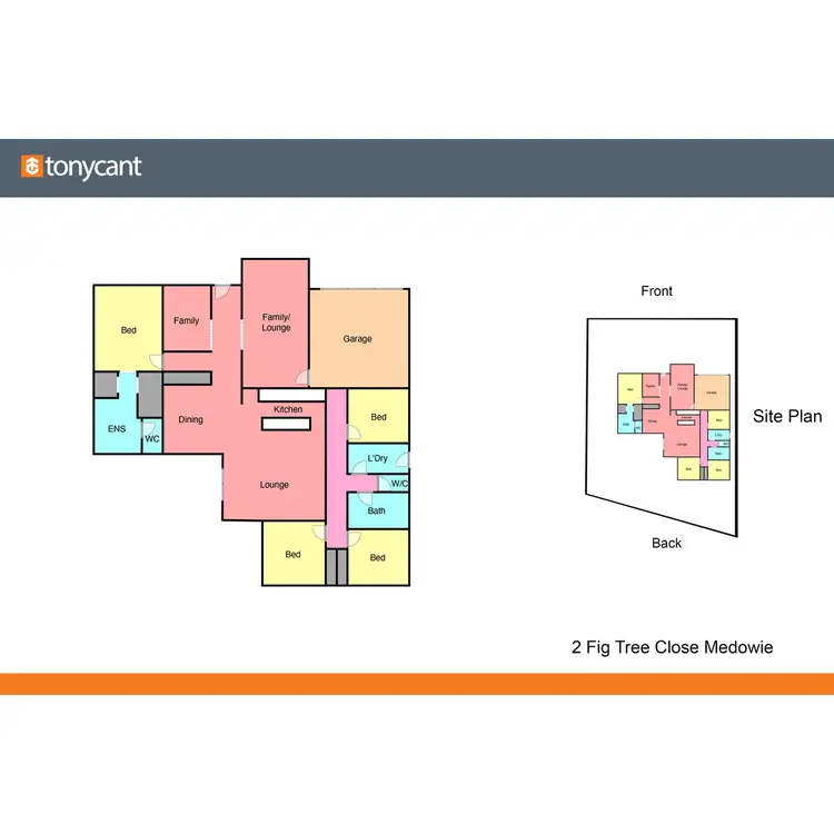 Floorplan of Homely house listing, 2 Figtree Close, Medowie NSW 2318