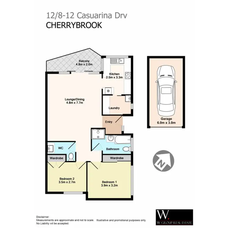 Floorplan of Homely retirement listing, 12 8-10 Casuarina Drive, Cherrybrook NSW 2126