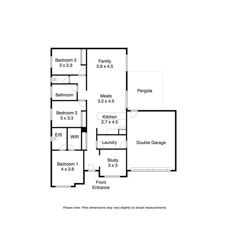 Floorplan of Homely house listing, 1/84 Vale Street, Alfredton VIC 3350
